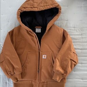 Carhartt Kids' Tan Hooded Jacket